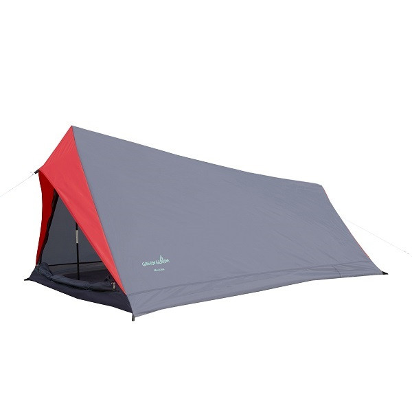 Палатка Minicasa 2, двухместная, серый/красный цвет
