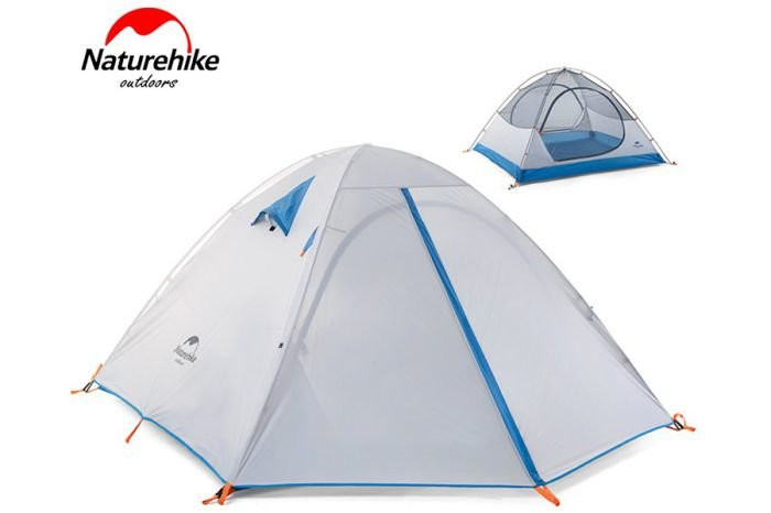Палатка NATUREHIKE Tent Kit, двухместная, св.серый цвет