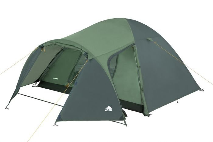 Палатка Lima 4, трехместная, зеленый цвет
